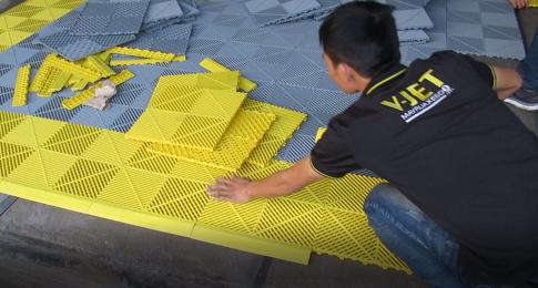 Tấm sàn Mosaic Ground Grid 
